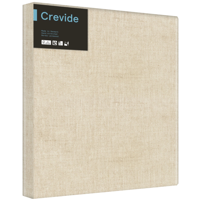 Djup Målarduk 3D Linne Natur 60x50