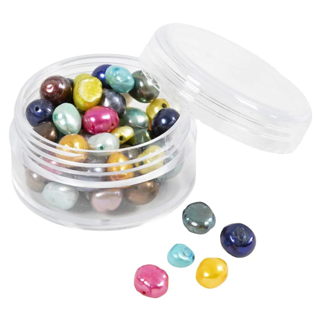 Sötvattenspärlor Färgmix 60-pack