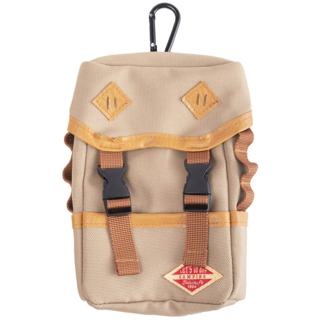 Förvaringsväska Mini Backpack Pouch Beige
