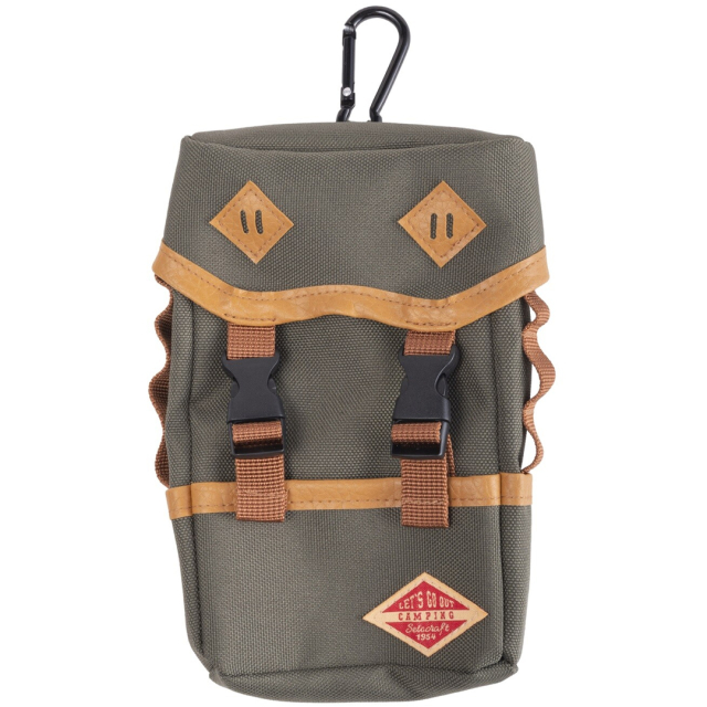 Förvaringsväska Mini Backpack Pouch Khaki