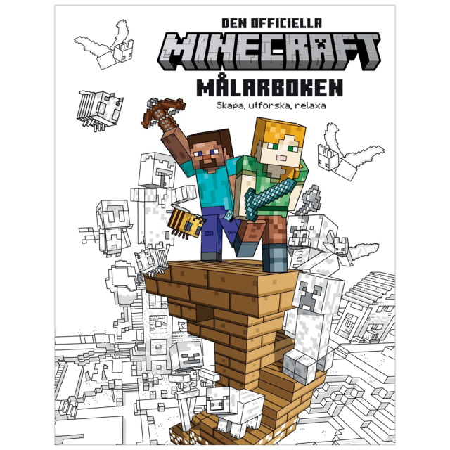 Den officiella Minecraft-målarboken : Skapa, utforska, relaxa