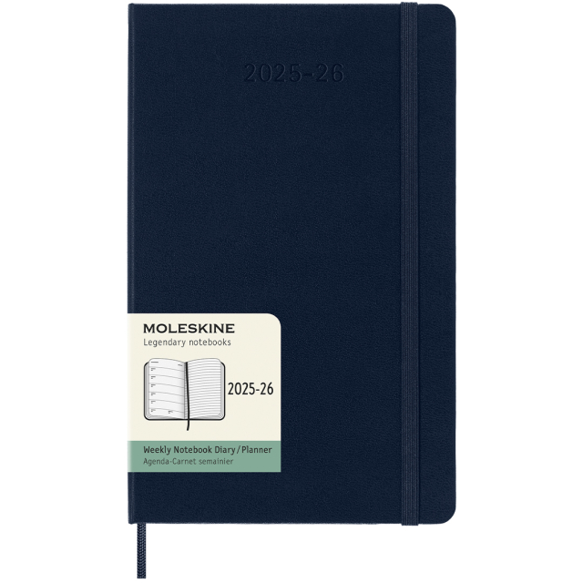Kalender 18M WeekNote Soft Cover Pocket Sapphire Blue