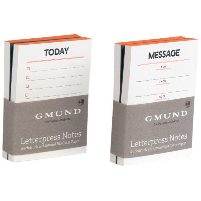 Letterpress Notes Set