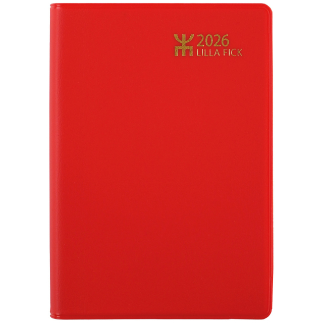 Kalender Lilla Fick Röd