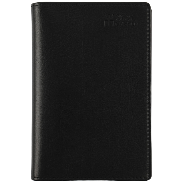 Kalender Classico Svart Konstläder