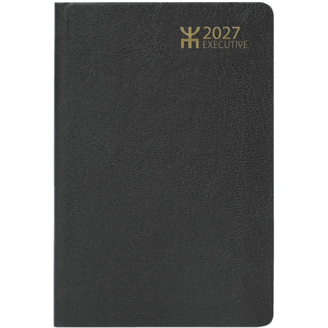 Kalender Executive Svart Konstläder
