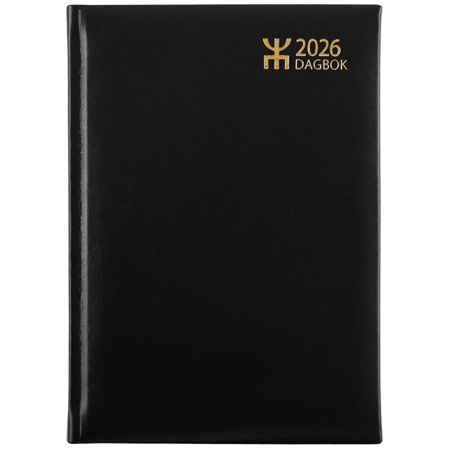 Kalender Dagbok Svart