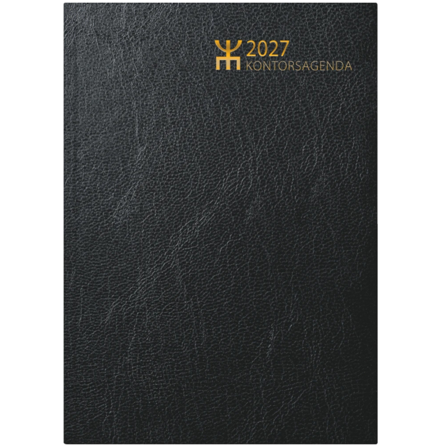 Kalender Kontorsagenda Svart