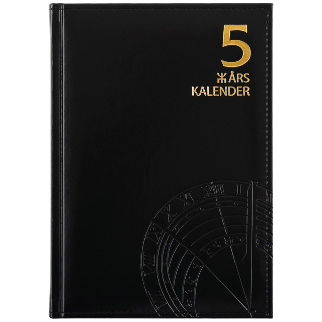 Kalender 5-års Svart