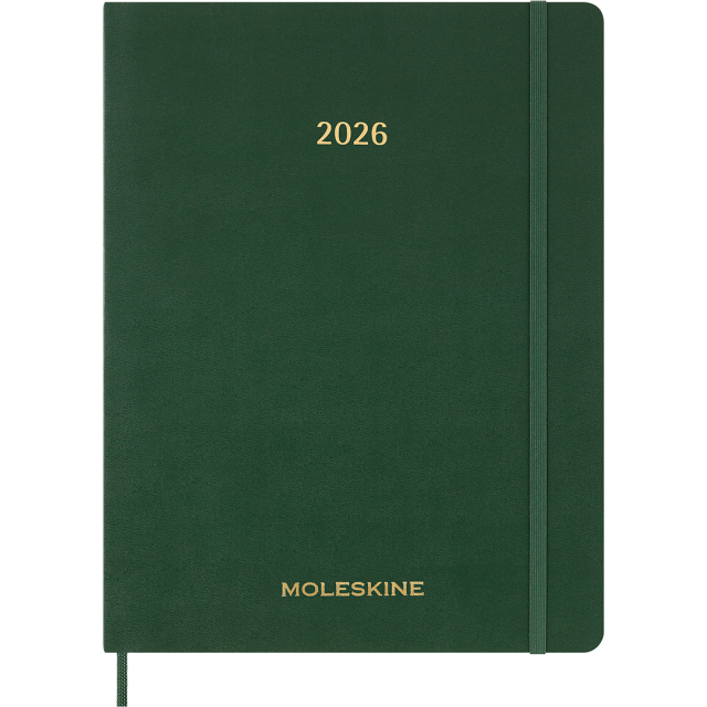 Kalender 12M Weekly Vertical 2026 Essential Softcover XXL Myrtle Green