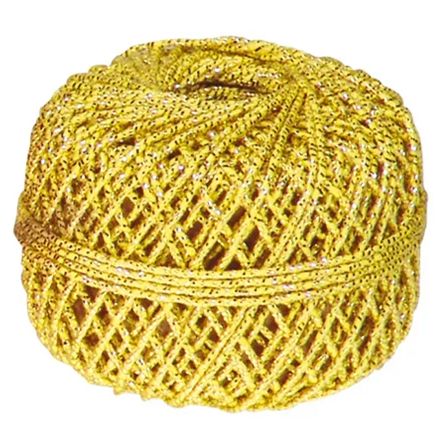 Presentsnöre 20m x 1mm Guld