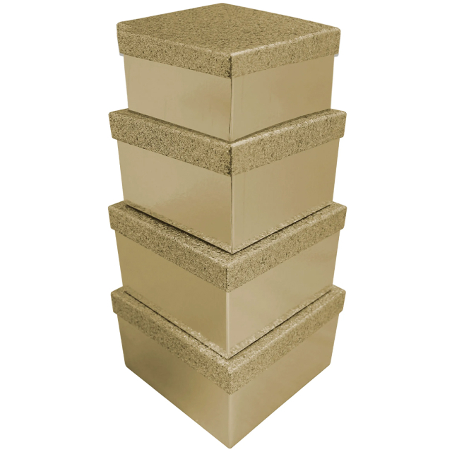 Presentbox Guld 4-set