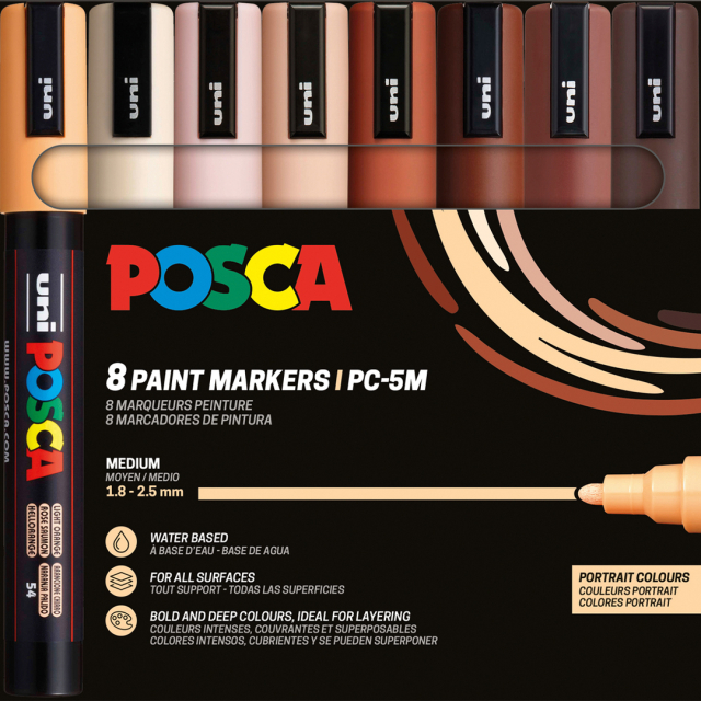 PC-5M Portrait Colours 8-set