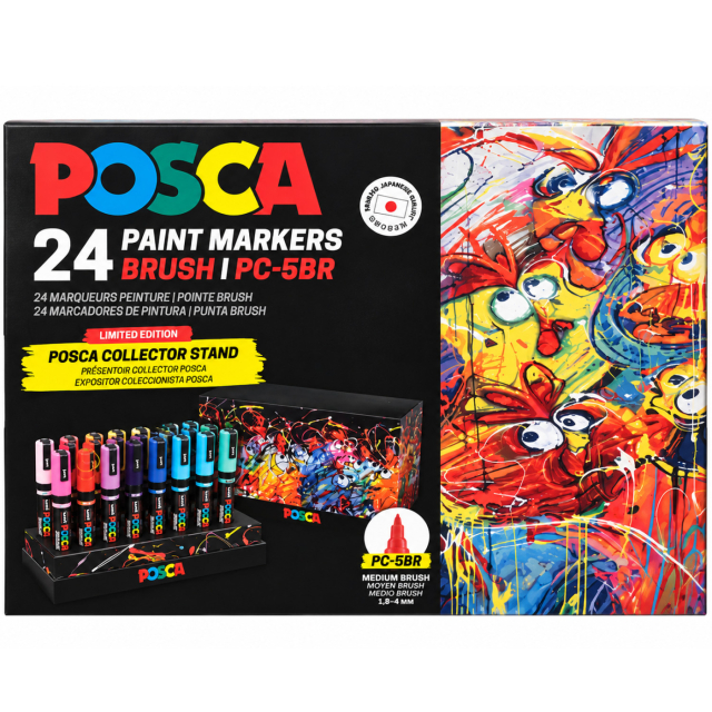 Posca Brush Standing Set
