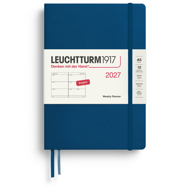 Kalender Weekly Planner 2027 A5 Indigo