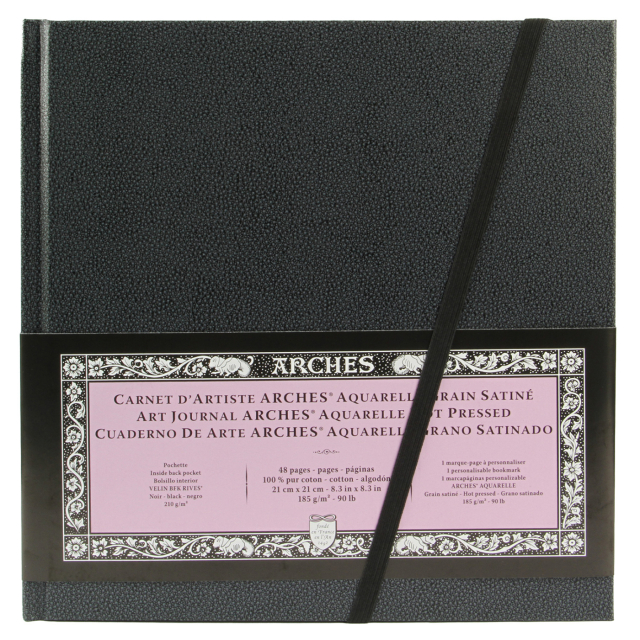 Art Journal Akvarell HP 21x21 cm