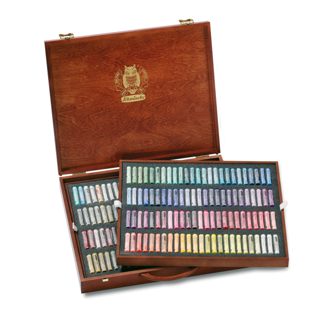 Soft Pastel Wooden Box 200-set