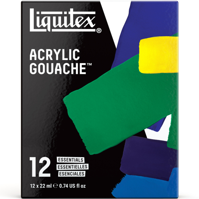 Gouachefärg Essentials Set 12x22 ml
