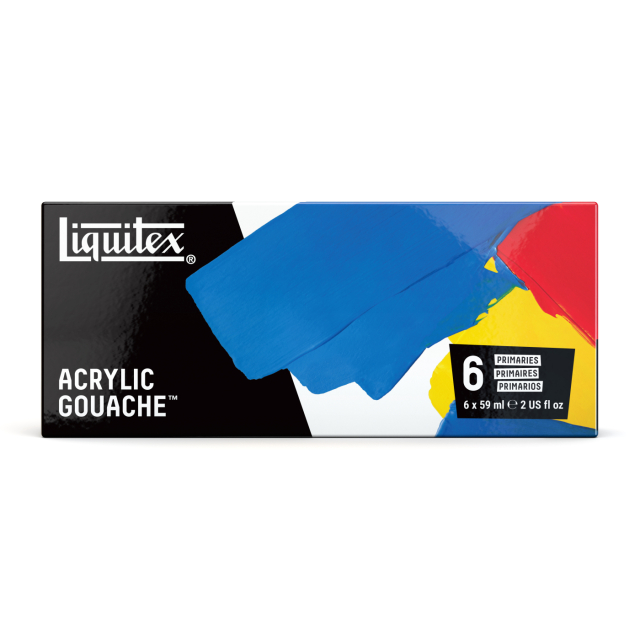 Gouachefärg Primaries Set 6x59 ml