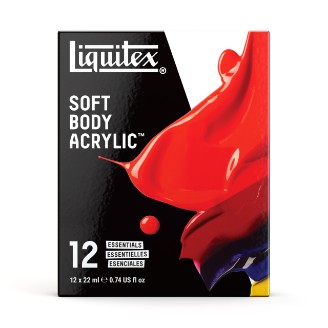 Akrylfärg Soft Body Essentials Set 12x22 ml