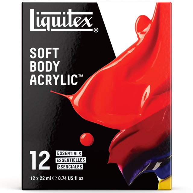 Akrylfärg Soft Body Essentials Set 12x22 ml
