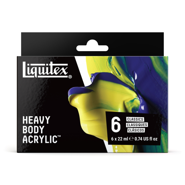 Akrylfärg Heavy Body Colour Set 6x22 ml