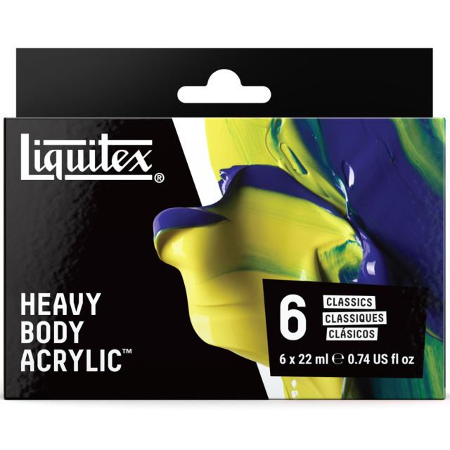 Akrylfärg Heavy Body Colour Set 6x22 ml