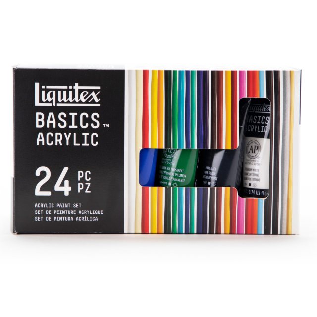 Akrylfärg Basics Set 24x22 ml