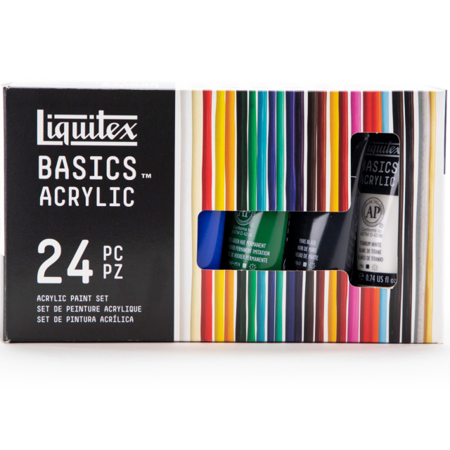 Akrylfärg Basics Set 24x22 ml