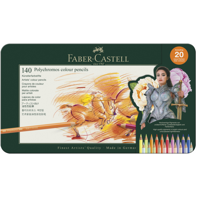 Färgpennor Polychromos 140-set