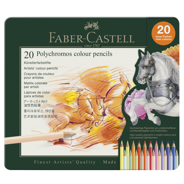 Färgpennor Polychromos 20-set