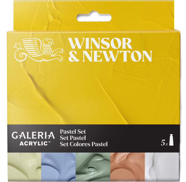 Galeria Akrylfärg 5x60ml Pastel set