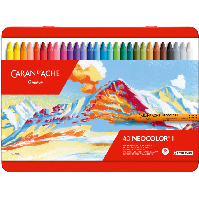 Neocolor I Pastellkritor 40-set