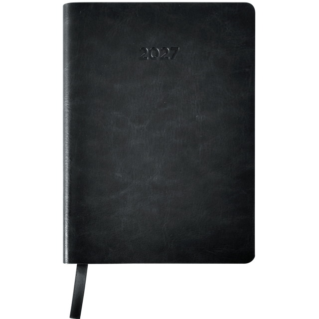 Kalender Björn 2027 A5 Weekly Horisontell Svart