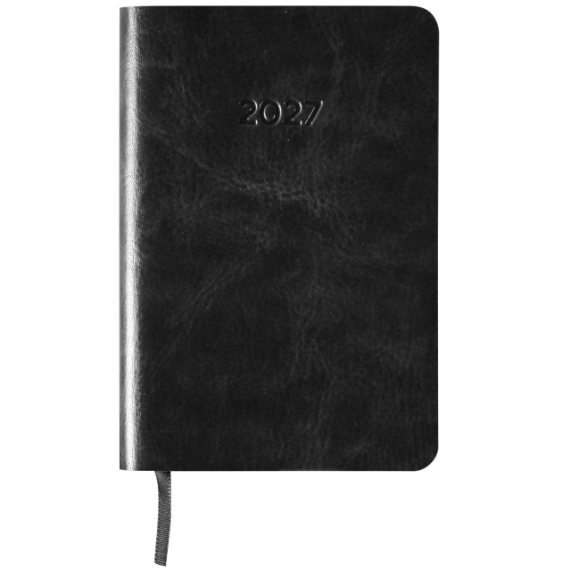 Kalender Björn 2027 Mini Weekly Horisontell Svart