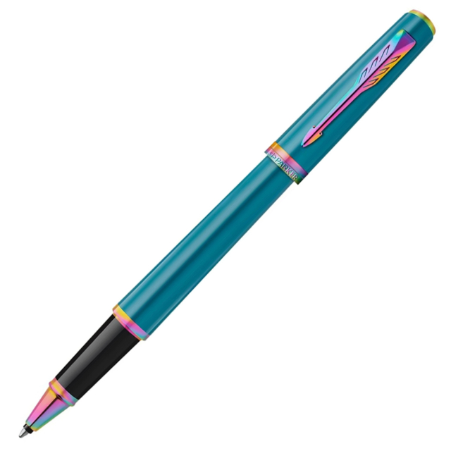Meridian Teal/Rainbow Rollerball