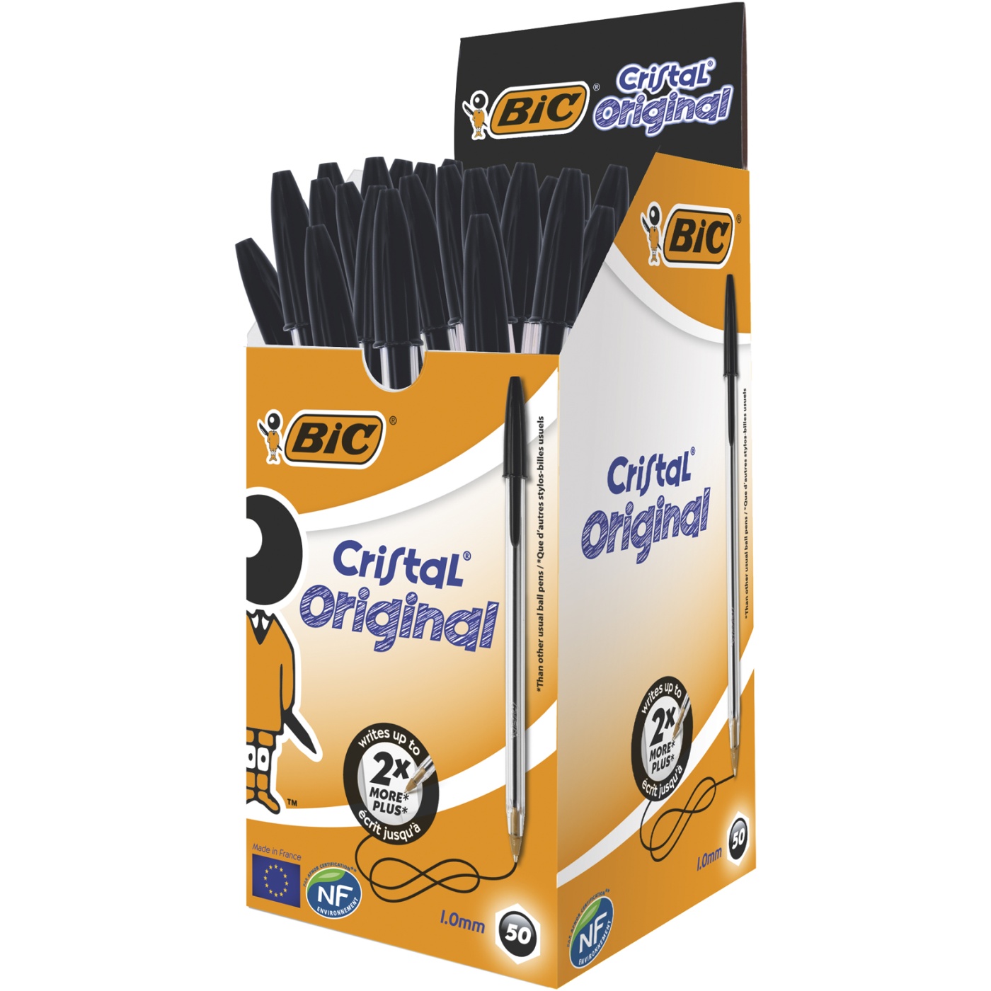 BIC Cristal Original Kulspetspenna 50-pack Blue