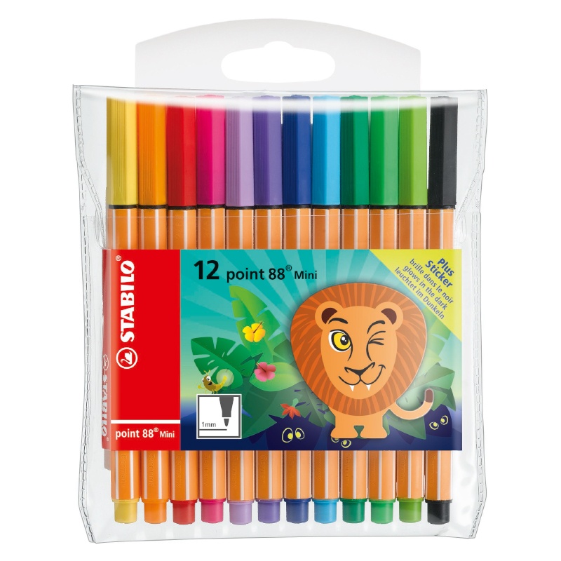 Stabilo Point 88 Mini Fineliner 12-pack