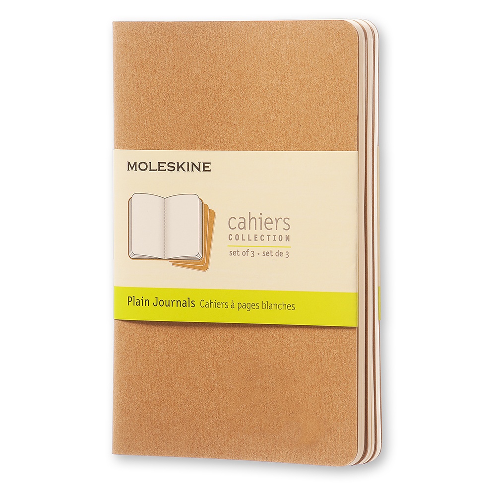 Moleskine Cahier Notebook Pocket Kraft Linjerad