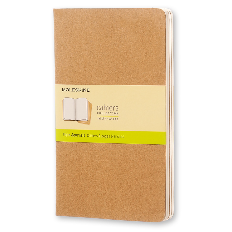 Moleskine Cahier Notebook Large Kraft Linjerad