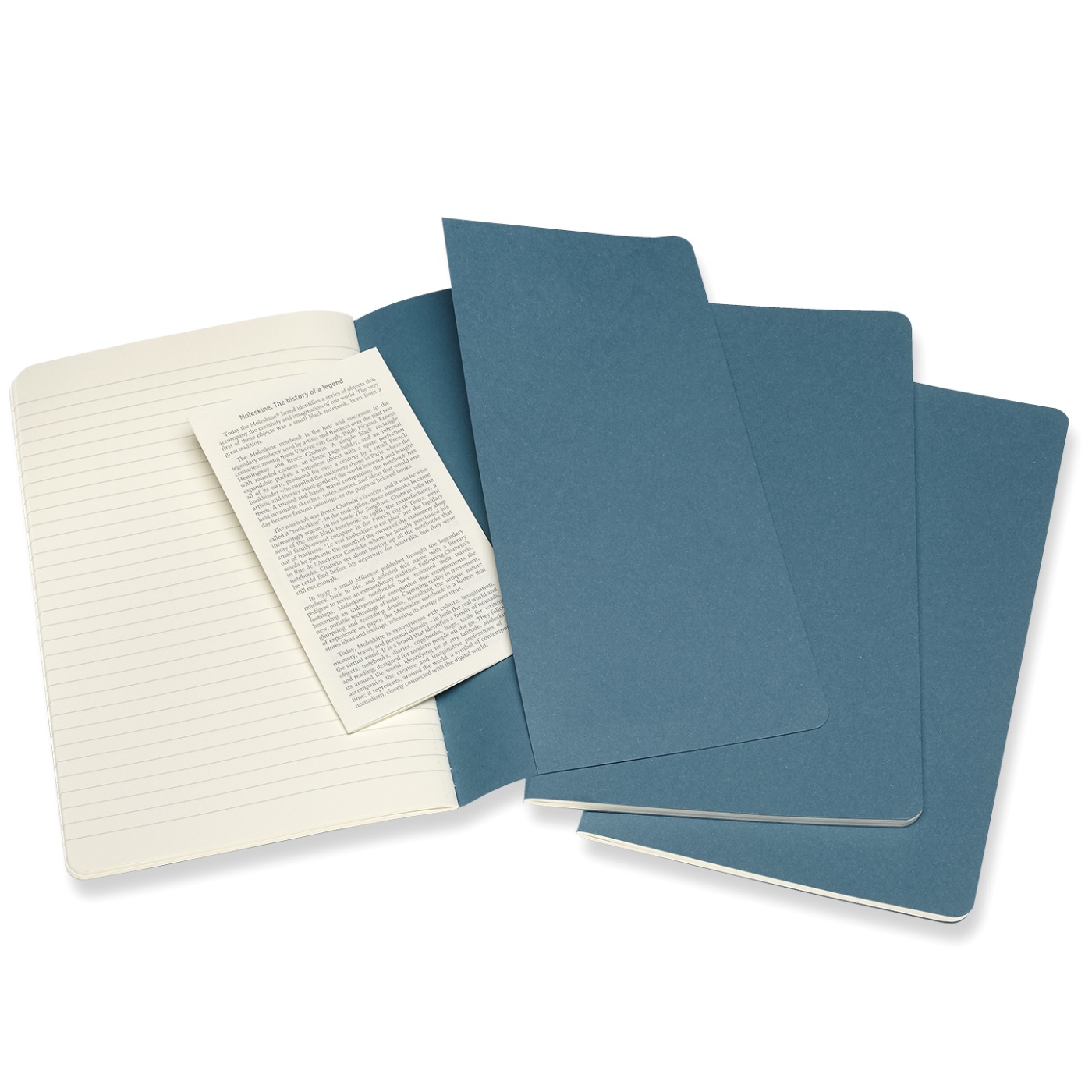 Cahier Large Brisk Blue Ruled i gruppen Papper & Block / Skriva och anteckna / Skrivblock och häften hos Pen Store (100330)