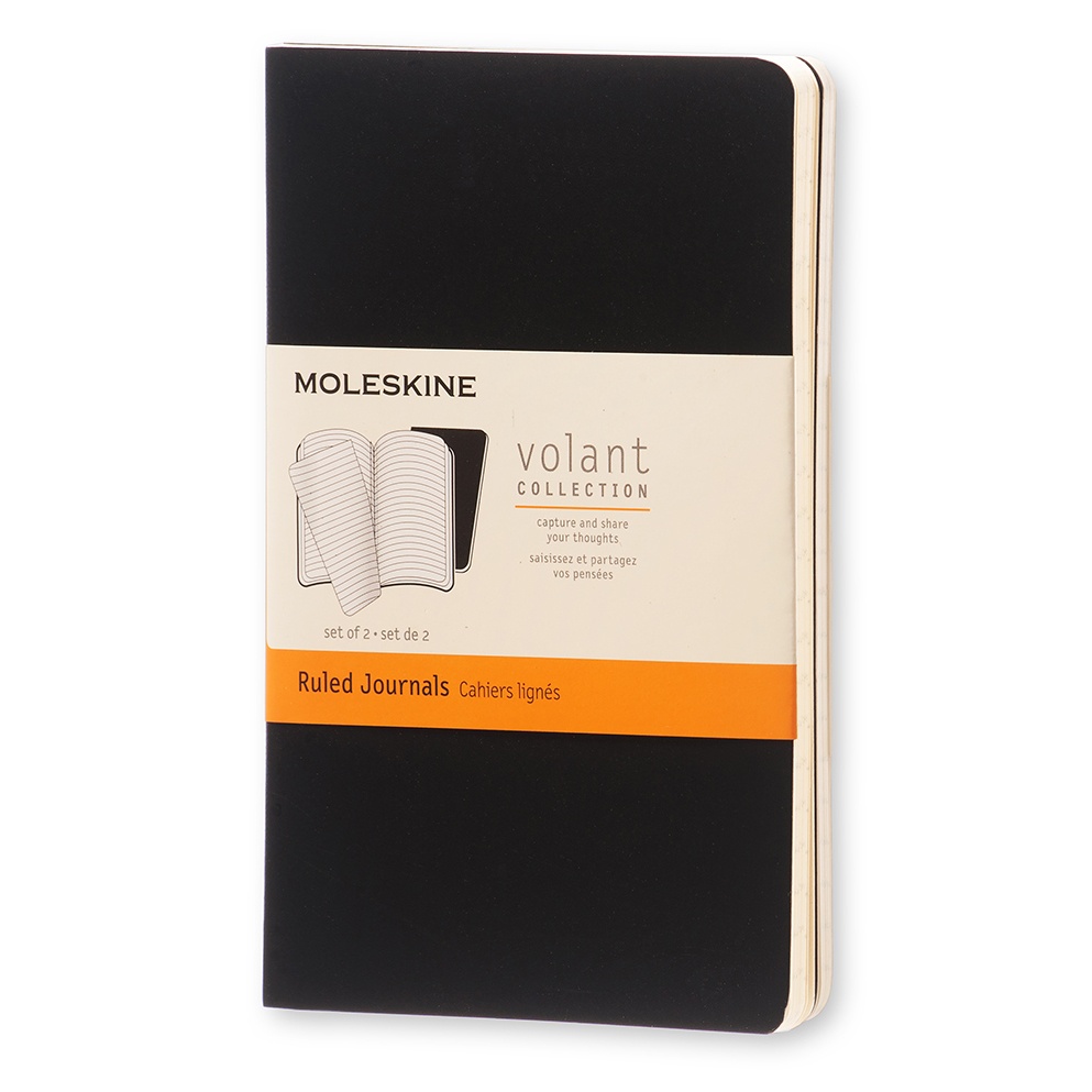 Volant Pocket Black i gruppen Papper & Block / Skriva och anteckna / Skrivblock och häften hos Pen Store (100340_r)