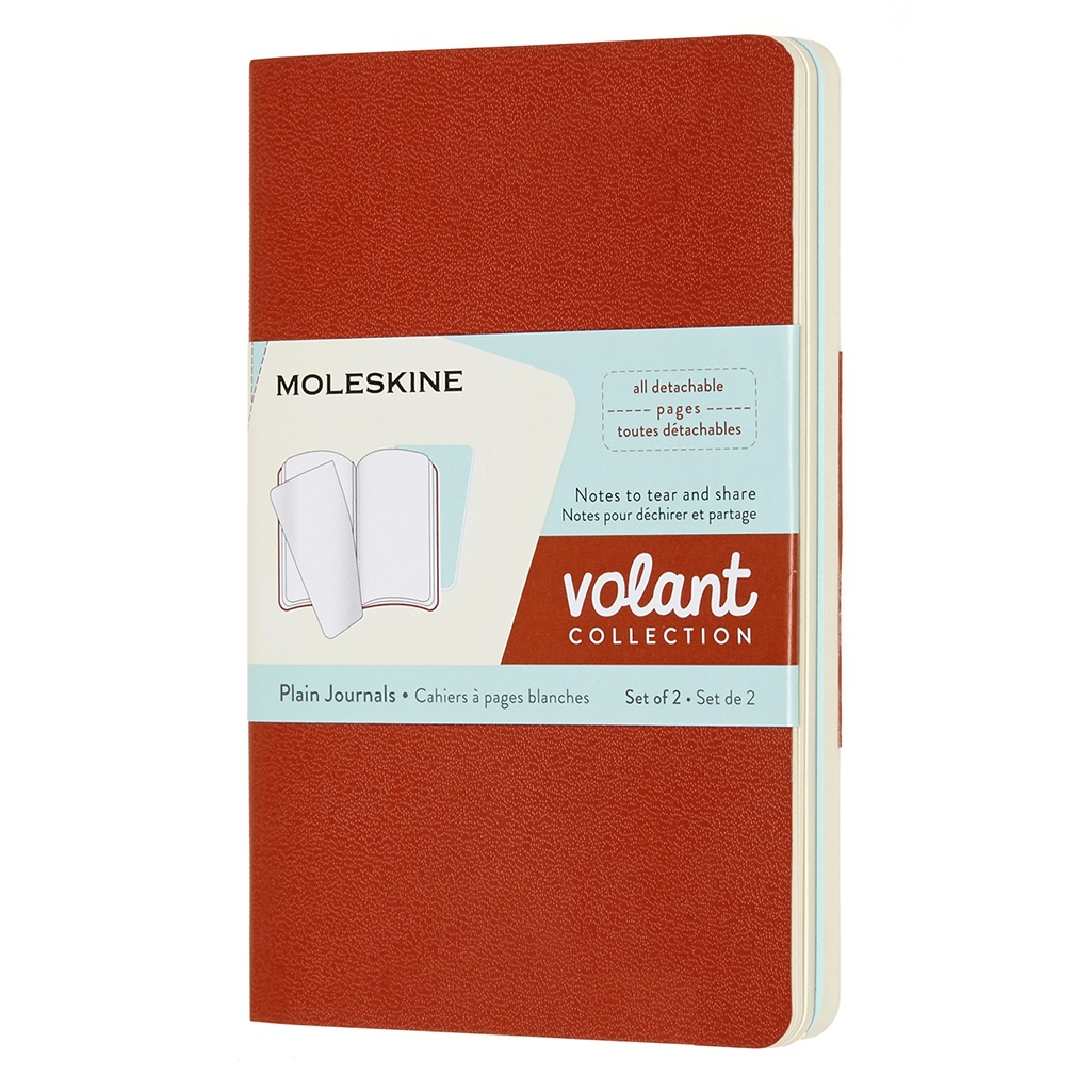 Volant Pocket Orange/Blue Plain i gruppen Papper & Block / Skriva och anteckna / Skrivblock och häften hos Pen Store (100342)