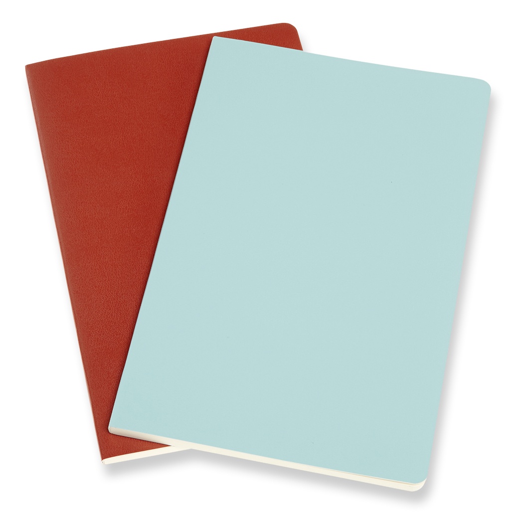 Volant Large Orange/Blue Ruled i gruppen Papper & Block / Skriva och anteckna / Anteckningsböcker hos Pen Store (100347)