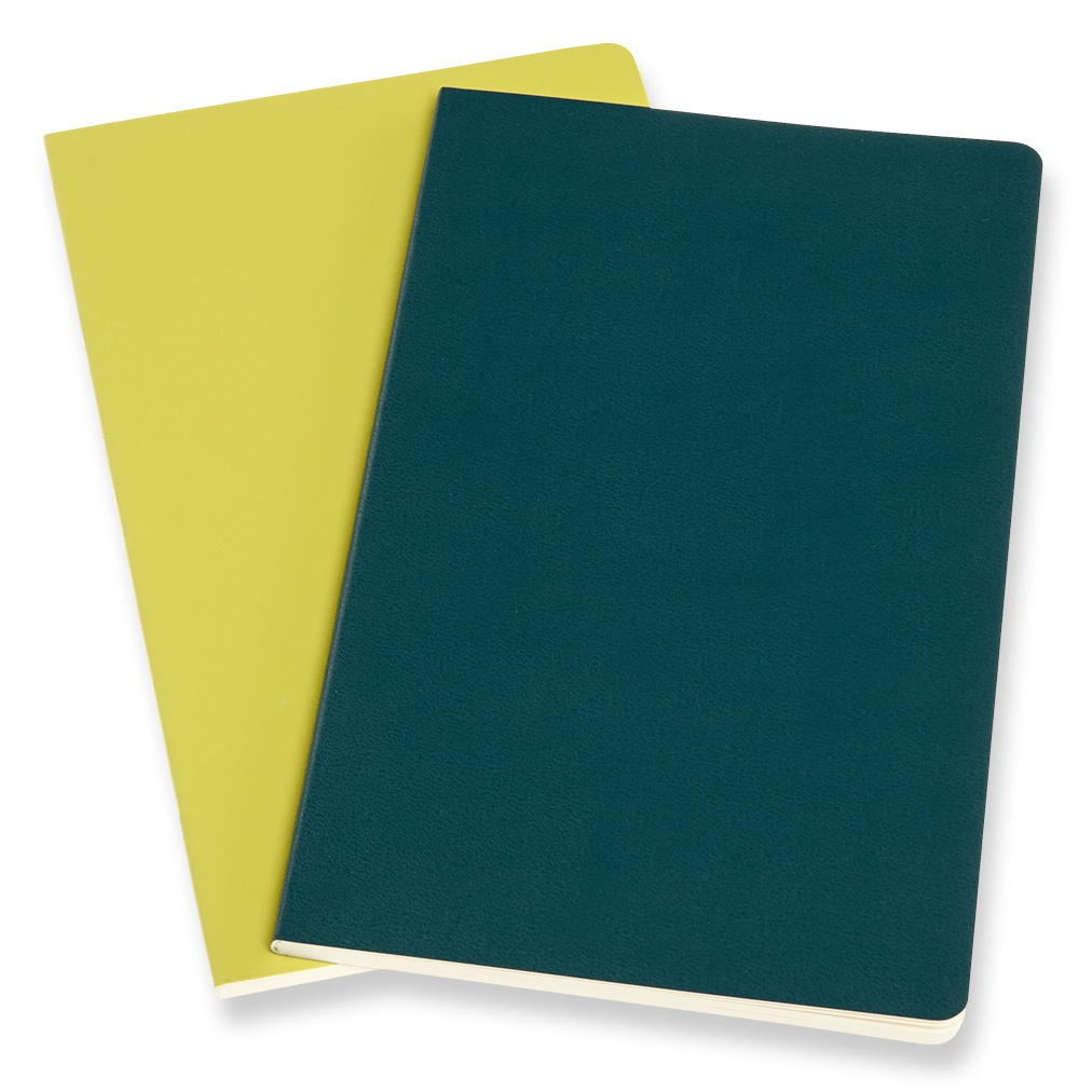 Volant Large Green/Lemon Plain i gruppen Papper & Block / Skriva och anteckna / Skrivblock och häften hos Pen Store (100348)