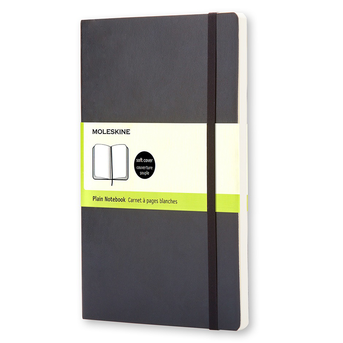 Moleskine Classic Soft Cover Notebook Large Black Dotted