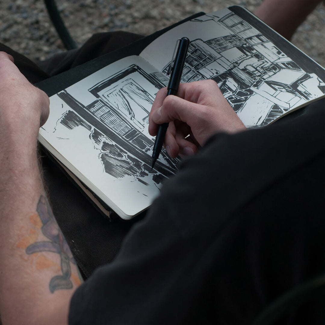 Moleskine Sketchbook Large Black Pen Store