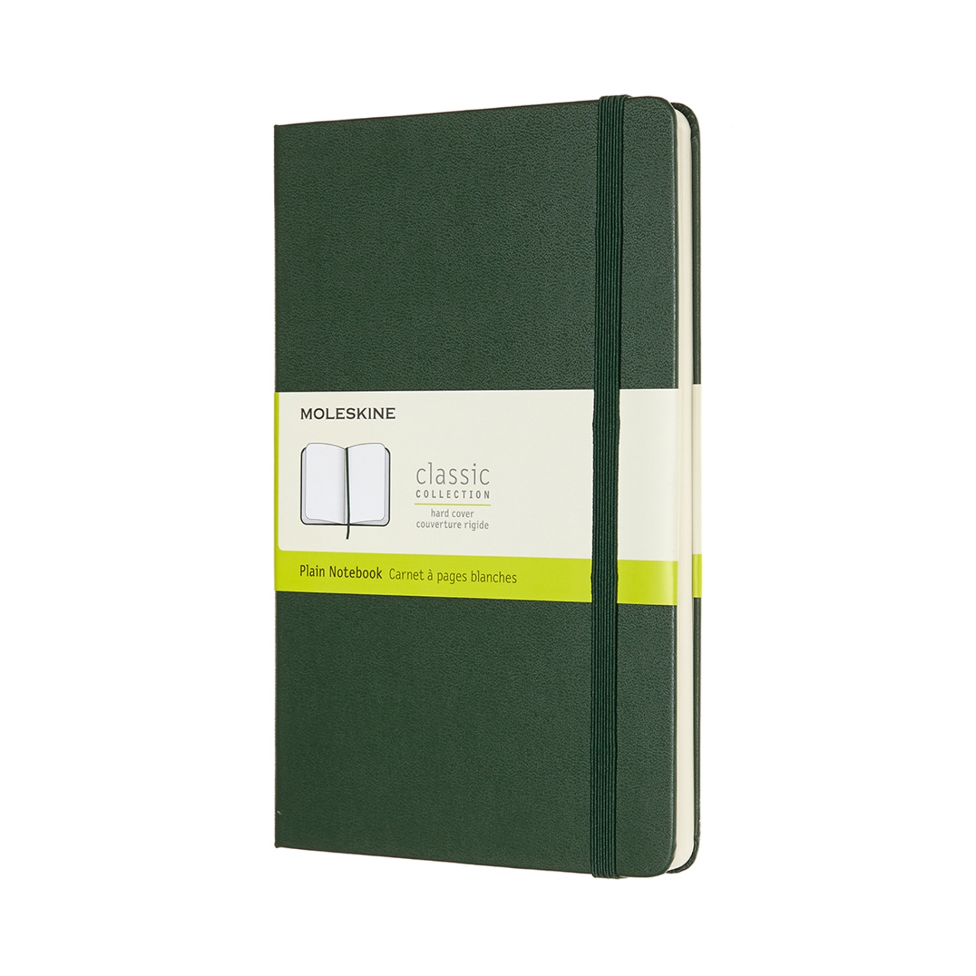 Moleskine Classic Hard Cover Notebook Large Myrtle Olinjerad