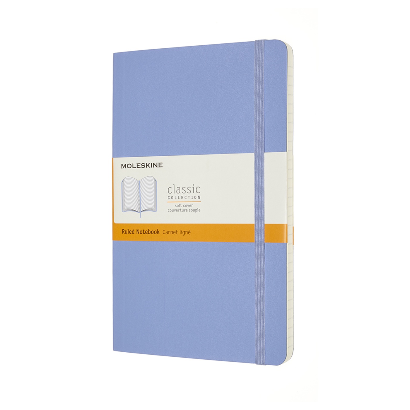 Classic Soft Cover Large Hydrangea Blue i gruppen Papper & Block / Skriva och anteckna / Anteckningsböcker hos Pen Store (100410_r)