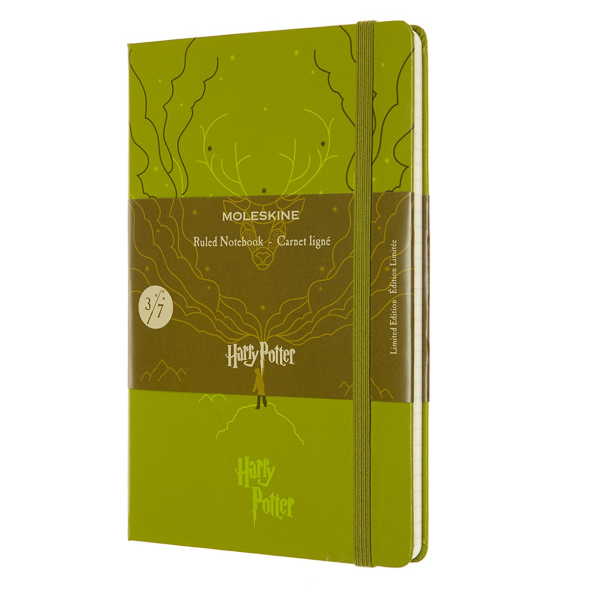 Hard Cover Large Harry Potter Olive i gruppen Papper & Block / Skriva och anteckna / Anteckningsböcker hos Pen Store (100466)
